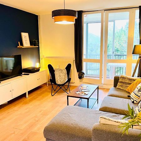 Airelle, bel appartement avec loggia vue montagne Font-Romeu-Odeillo-Via Extérieur photo